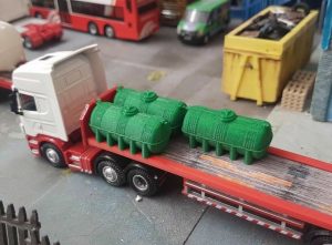 Shedring Hobbies Small Fuel Bowsers (Green) (1.76) - 2PCS