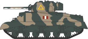 Oxford Diecast Sherman MkIII 17th/21st Lancers 6th Arm. Div. Tunisia