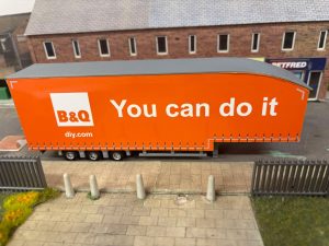 Shedring Hobbies Double Deck Trailer only (B&Q Livery) 1:76